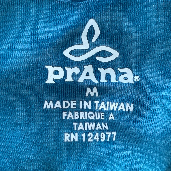 Prana Teal Cut Out Backless Tank Top Sz M Yoga Soft Comfortable Stretch - Picture 8 of 10